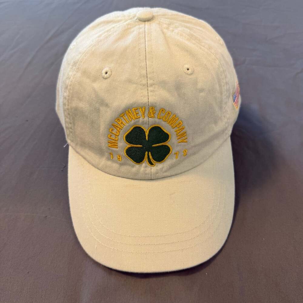 Adams McCartney & Company 1973 Shamrock Dad Hat Ivory Cap